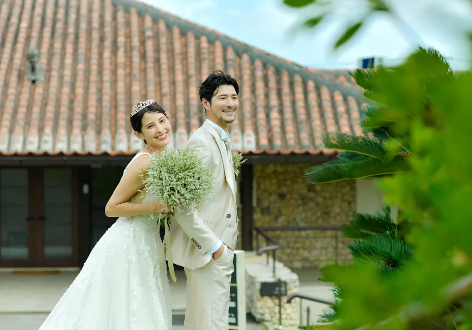 はいむるぶし小浜島リゾート内撮影うーじ棟エントランス前