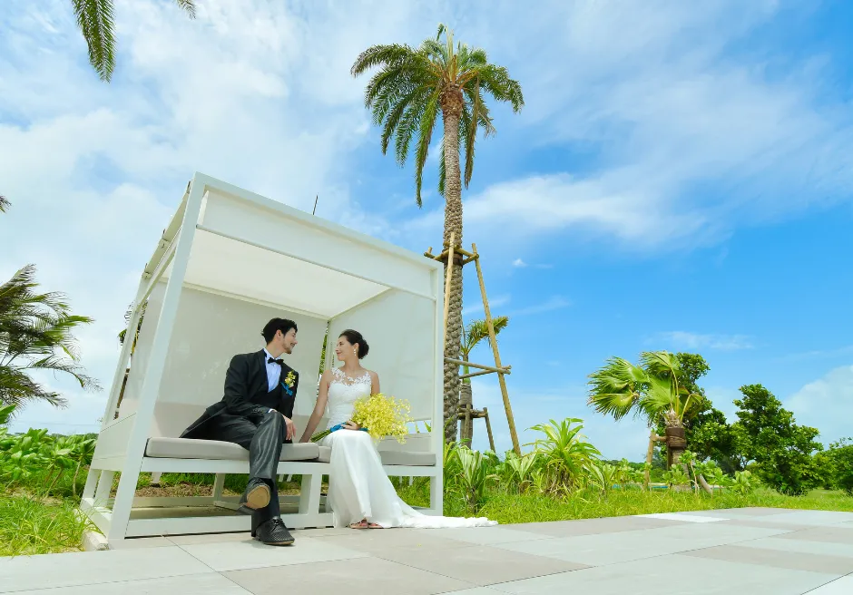 はいむるぶし小浜島リゾート内撮影ガゼボ